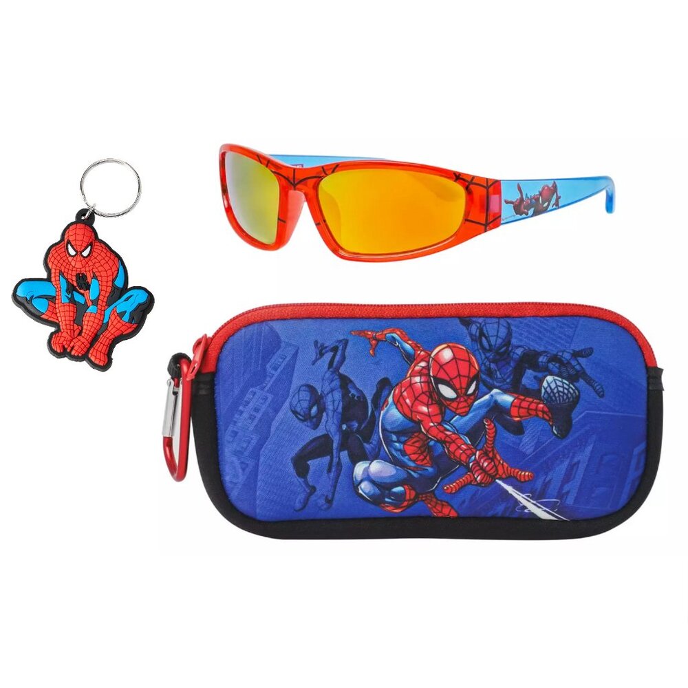 Spiderman Sunglasses and Case Set with Keychain